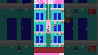 Elevator Action Taito HD 60fps  May 23 1983 Intro [upl. by Illil]