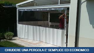 Chiudere una pergola in modo economico [upl. by Amik]