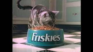 FRISKIES CAT FOOD COMMERCIAL 1990 [upl. by Ahsika]