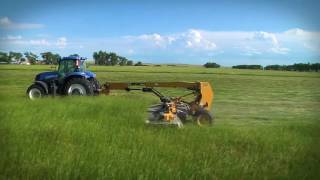 Makin Hay Minute Harvesting Mower Conditioners vs Disc Mowers [upl. by Flemings688]