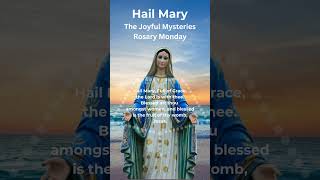 Hail Mary  Rosary Prayer  Rosary Monday  Joyful Mysteries  Ave Maria Piano hailmary rosary [upl. by Eniretac]