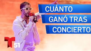 Cuánto ganó Bad Bunny tras concierto en Miami [upl. by Jarad]