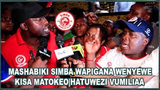 MASHABIKI SIMBA WAGOMBANA KISA KIPIGO CHA YANGA HAWATAKI KUSIKIA LOLOTE KAYOKO HAFAI [upl. by Evadne]