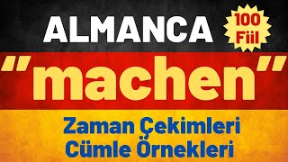 Almanca En Önemli Fiiller machen almancaogreniyorum almanya almani grammar [upl. by Tamanaha]