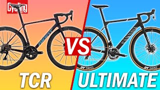 Giant TCR vs Canyon Ultimate  Climbing Bike Showdown [upl. by Charin466]