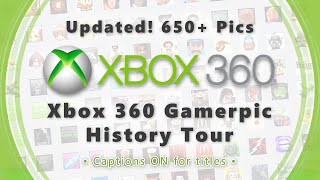 UPDATED  Xbox 360 Gamerpic History Tour TURN CAPTIONS ON [upl. by Kado]