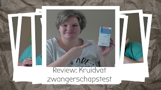 Review zwangerschapstest Kruidvat  de Maffe Mama [upl. by Kinchen71]