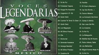 JORGE NEGRETE PEDRO INFANTE MIGUEL ACEVES MEJIA  CLÁSICOS ÉXITOS DE RANCHERAS MEXICANA [upl. by Zenger356]