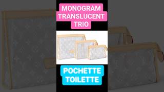 NEW LOUIS VUITTON TRIO TOILETRY POUCH TRANSLUSCENT 🚨 SOLD AS SET 🚨 [upl. by Eenel583]