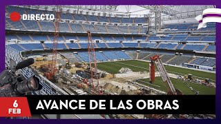 ⚠️ DIRECTO 🔴 OBRAS Santiago Bernabéu 6 de Febrero 2021 [upl. by Eiggep]