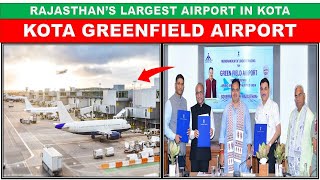 Kota Greenfield Airport  New Airport in Kota Rajasthan  Papa Construction [upl. by Yrelav]