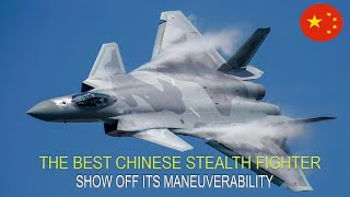 J20 Stunning Flight maneuverability of the latest Chinese Stealth fighter jet [upl. by Anilas104]