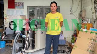 Video test lực hút bụi máy HiClean HC400 [upl. by Kcor]