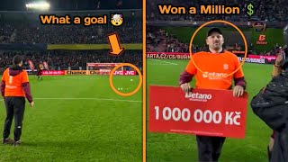 Sparta Prague Fan Bags A Million After Scoring An Epic Halfway Line Goal 🤯 [upl. by Letti]