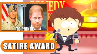 New South Park Episodes PUT AN END To Harrys Pat Tillman Award Called Prince Who Buys Awards [upl. by Corie]