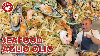 SEAFOOD AGLIO OLIO [upl. by Anit818]