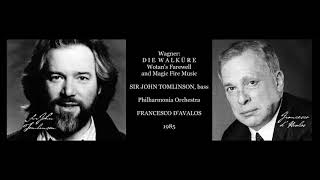 Sir John Tomlinson  Wagner Wotans Farewell  Philharmonia OrchestradAvalos 1985 [upl. by Silecara]