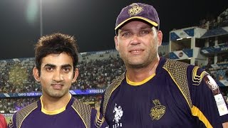 IPL 2017 Gautam Gambhir says they are very fortunate to have Jacques Kallis at KKR [upl. by Woodcock148]