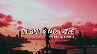 Tigini x No Love Mashup Slowed And Reverb [upl. by Verdi]