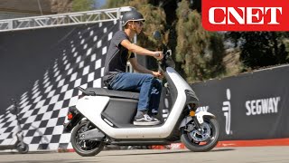 Segways Newest Electric Moped Scooters and an Electric Skateboard First Look [upl. by Forward610]