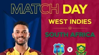 T20 WEST INDIES VS SOUTH AFRICA 1ST MATCH OF 3 WATCH ALONG 2024 [upl. by Aicel494]