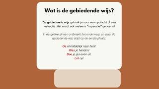 Het gebiedende wijs [upl. by Ellenwahs]