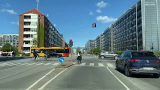 Driving In Denmark 🇩🇰 Copenhagen Downtown Capital of Denmark Frederiksberg 4k UHD 60fps [upl. by Enaasiali]