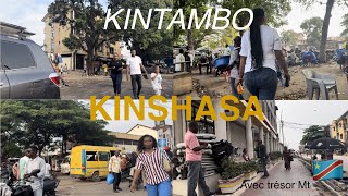 Marcher dans les rues de Kinshasa 🇨🇩 dans commune de KINTAMBO [upl. by Ainel]