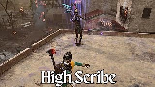 Flintlock The Siege of Dawn  High Scribe The Leader of Wisdoms Edge Village Boss Fight Gameplay4K [upl. by Hoban765]