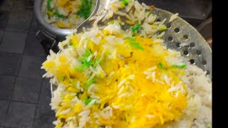 Hotel Taj hudkeshwar road Maruti Nagar chowk Chhota rice basmati biryani [upl. by Alakcim]