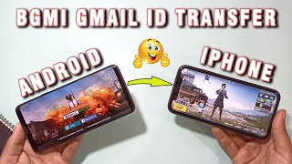 How to Transfer Gamil Account To IOS  BGMI With Gmail account In Iphone [upl. by Toby]