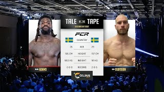 FCR 15 Najib Adams vs Erik Olofsson [upl. by Aicssej]