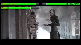 Doctor Strange and Wong vs Ebony Maw With Healthbars [upl. by Eintirb955]