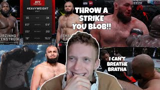 LUCAS TRACY dies laughing watching Shamil Gaziev Get beat up till exhaustion [upl. by Krock]