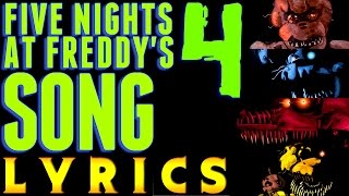 FIVE NIGHTS AT FREDDYS 4 SONG quotBringing Us Homequot Lyric Video FNAF 4 [upl. by Anglo]