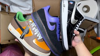 PACKING NIKE AIR FORCE 1 3 PAIRS [upl. by Sydalg]