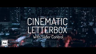 Quick tips 09 Create Cinematic Letterbox στο After Effects [upl. by Arahk]