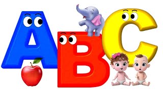 Phonics Song  ABC Song  Kiddos Study Zone  Tiny Tots  A for Apple  Toddler Learning phonicsong [upl. by Aeht]