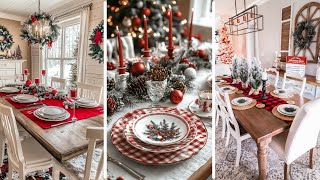 Holiday Dining Room Decor Ideas for a Touch of Christmas Elegance [upl. by Assilak]