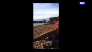 Tombstoning in Portsmouth • RNLI Video Footage [upl. by Ares]