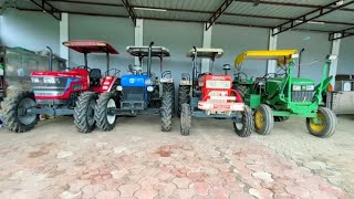 tractors power test Swaraj John Deere Mahindra Arjun Novo New Hollande [upl. by Oyek]