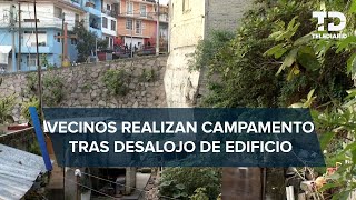 20 familias se quedan sin hogar tras ser desalojadas de edificio a punto de colapsar en Naucalpan [upl. by Kristina]