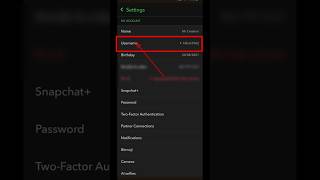 🤯Snapchat Users Name Change Kaise Kare  How to Change Users Name on Snapchat 👈 shorts snapchat [upl. by Tyra]