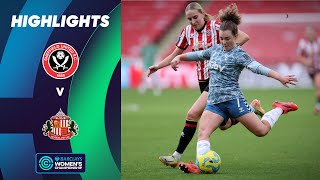 Late Drama  Sheffield United v Sunderland Highlights  Barclays Womens Championship [upl. by Franckot]