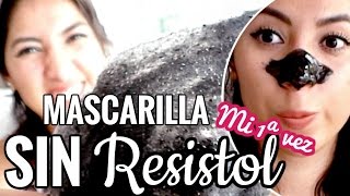 DIY  MASCARILLA NEGRA DE GRENETINA  ELIMINA PUNTOS NEGROS  Adrii GA [upl. by Alyda]