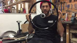 Tutorial come raggiare una ruota con incrocio in terza  36 fori  BMX  DINAMO CICLI [upl. by Nahtam]