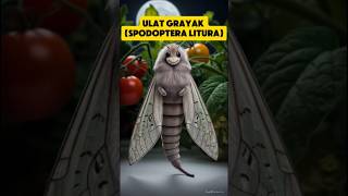 Ulat Grayak Spodoptera litura serangga 2024 [upl. by Ecirtram]