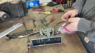 1971  1972 Ford F100F250 Heater Control Disassembly Cleaning and Rebuild [upl. by Notelrahc]