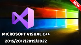 Como Descargar e Instalar Visual C Redistributable 2015201720192022 en PC Windows 781011 ✅ [upl. by Eegnat]