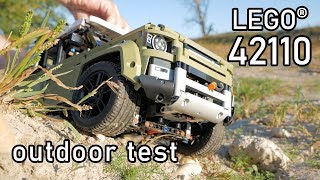 LEGO Technic 42110 Outdoor Test  LEGO 42110 Land Rover Defender  Functionality 42110 LEGO [upl. by Curr77]